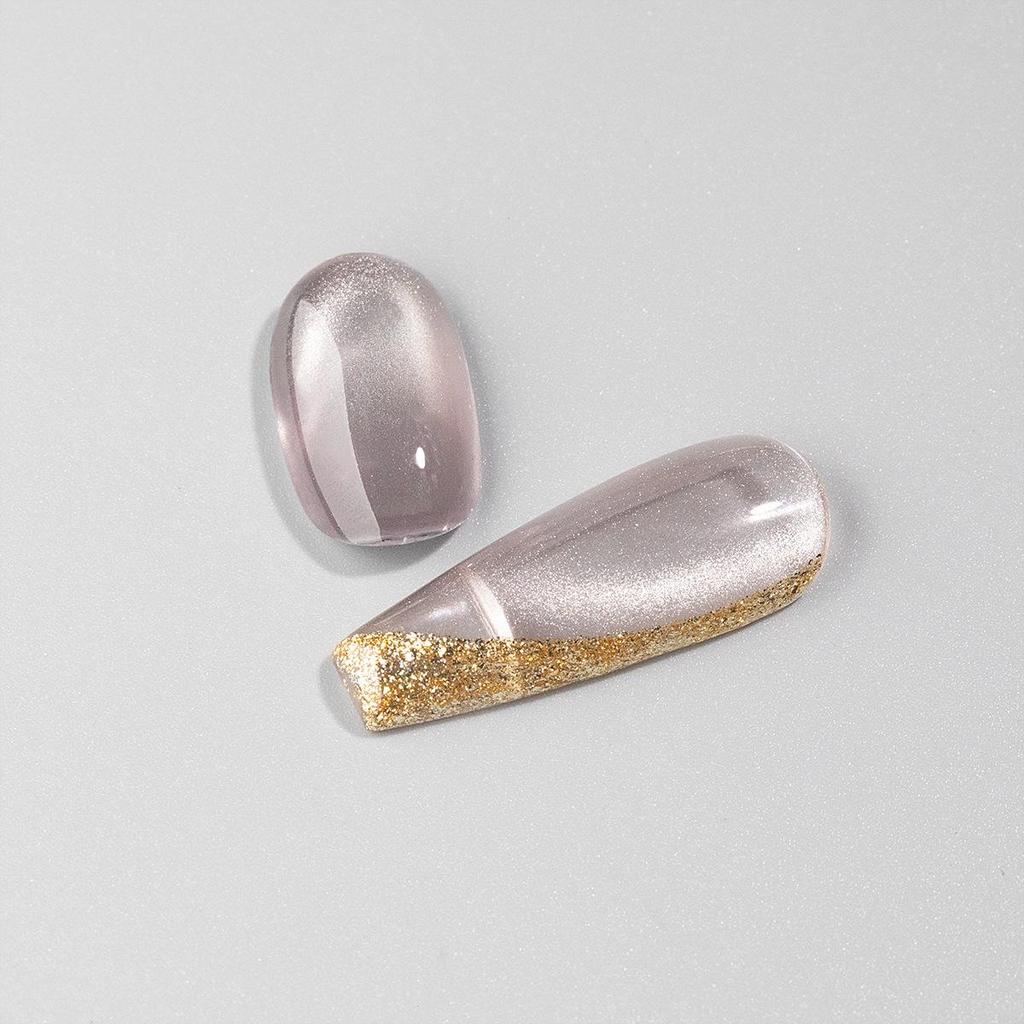 HONEY GIRL Ceramic Cat Eye Gel Polish Set: 12 Sparkling Colors for Bright, Popular Cat Eye Nails.