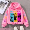 Fashion Women's Hoodie K-Pop Demon Hunters Print Kids Hoodie Pullover Girl Tops Spring And Autumn Leisure Sweatshirr Clothing