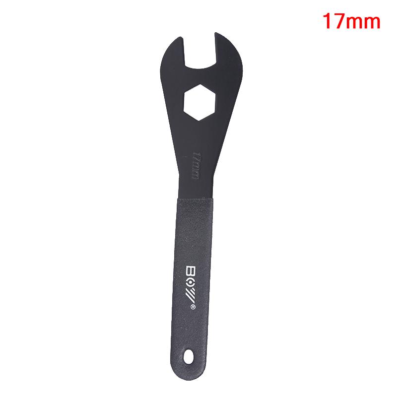 Carbon Steel Bicycle Spanner Wrench Spindle Axle Bicycle Bike Repair Tool Fit for 13mm 14mm 15mm 16mm 17mm 18mm Cone