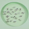 Titanium Steel Mirror Polished Letter Beads A-Z, 1.8mm Hole Pendant