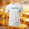Maglietta divertente con logo della compagnia assicurativa PROGRESSIVE, taglie dalla S alla 5XL, unisex, prodotta negli Stati Uniti.