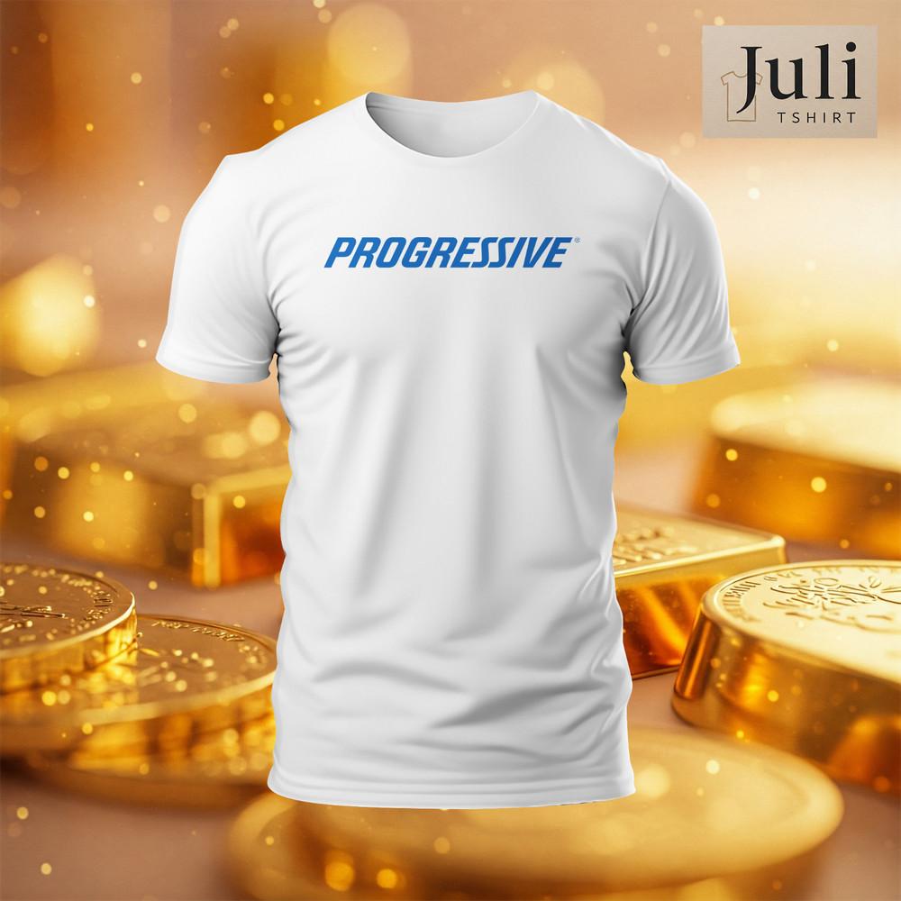 PROGRESSIVE Insurance Company Funny Logo funny t-shirt  Size S-5XL USA Unisex T-Shirt XXXL