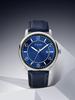  Simple men's watch business leisure quartz watch round leather strap calendar watch men's wristwatch