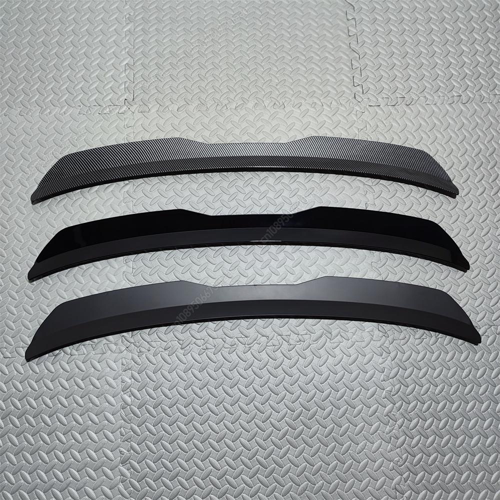 For Renault Clio MK5 Clio 5 2019-2025 Hatchback Car Rear Spoiler Cap Rear Trunk Boot Roof Lip Spoiler Tuning Bodykit Gloss Black