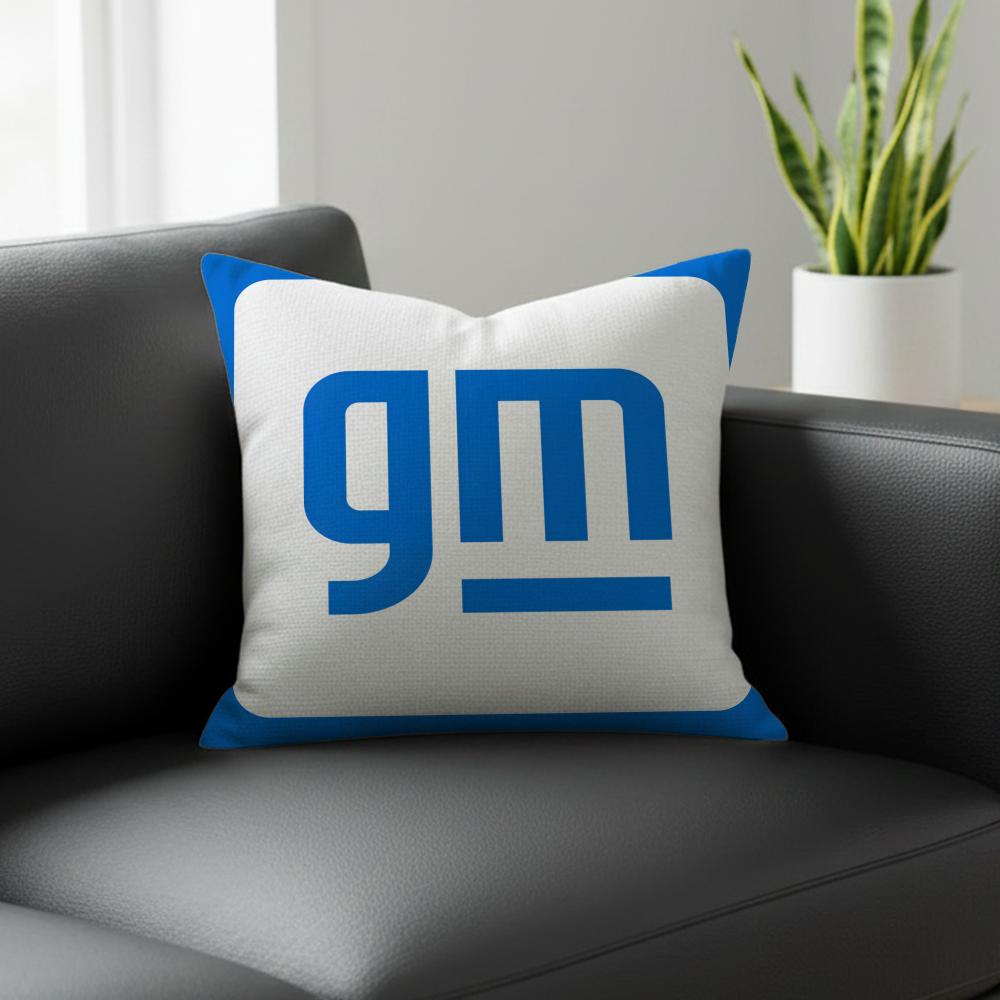 Brand General Motors Cushion Cover Natural Linen Pillowcase Set AllinOne Decor for Sofa Bedroom  Chair