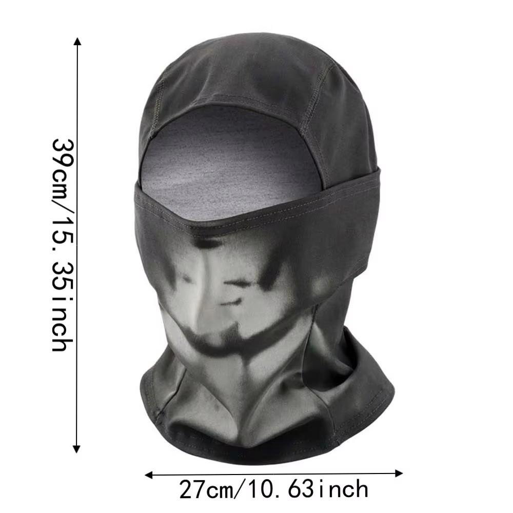 Breathable Color Changing Balaclava Temperature Sensitive Sun Protection Headwear Outdoor Riding