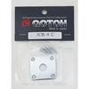 GOTOH Jack Plate, Square, Chrome (PJCB-4C) JCB-4C