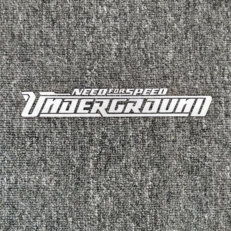 Car Stickers NFS Need For Speed Underground Reflective Decals For Windshield Bumper Motorcycles Auto Tuning Styling 19x3cm 2PCS