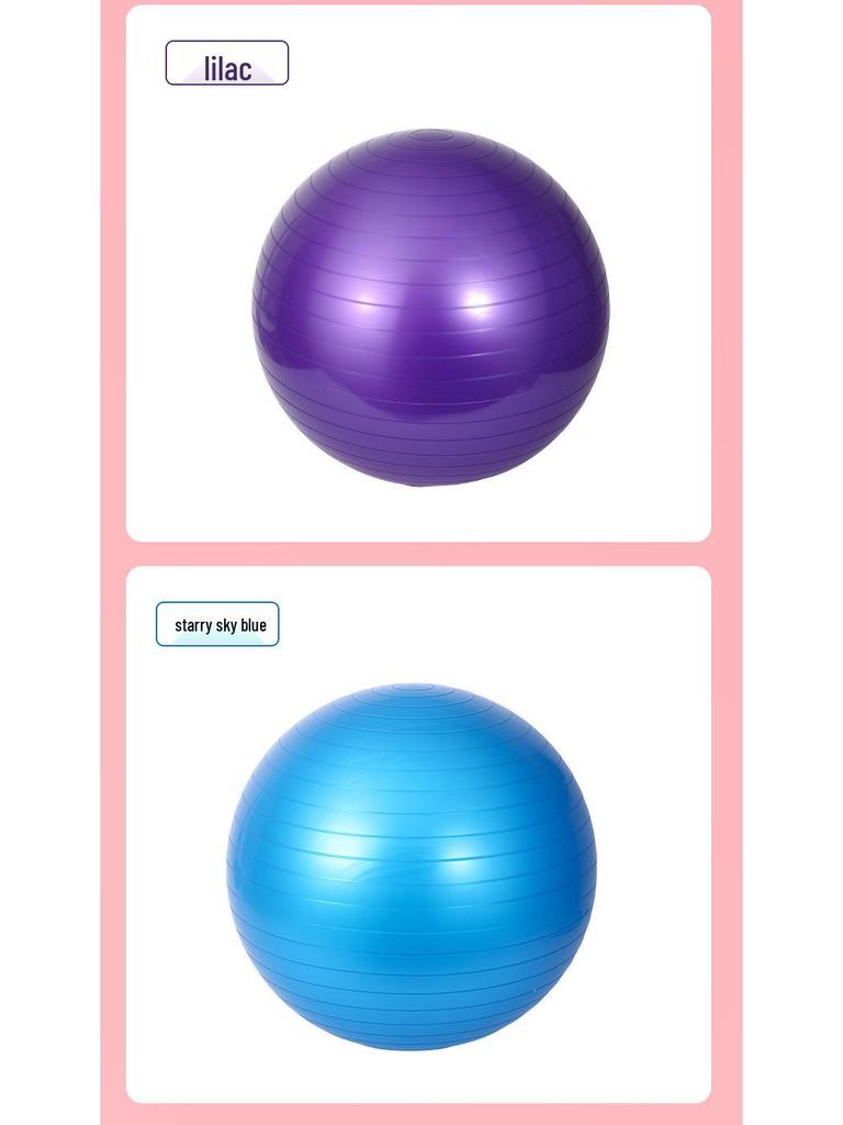 65cm Thickened PVC Yoga Ball for Fitness and Sports