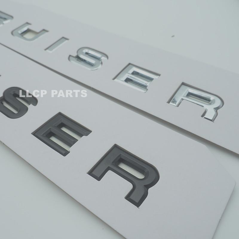 ALK2 For Toyota Land Cruiser 300 LC300 VXR GXR 2021-2023 3D ABS Letter Sticker Tailgate Badge Emblem Exterior Modification Sticker