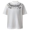 Foreign Trade Cross-border Dollar Pattern Printing Short-sleeved T-shirt, Semi-turtleneck Design Personalized Street Style Loose Trendy Men's Clothing