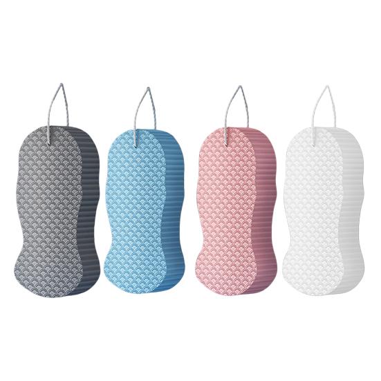1/2/4Pcs Body Scrubber with Lanyard Design 3D Ultra Soft Exfoliating Bath Sponge Adult Bath Scrubbing Tool