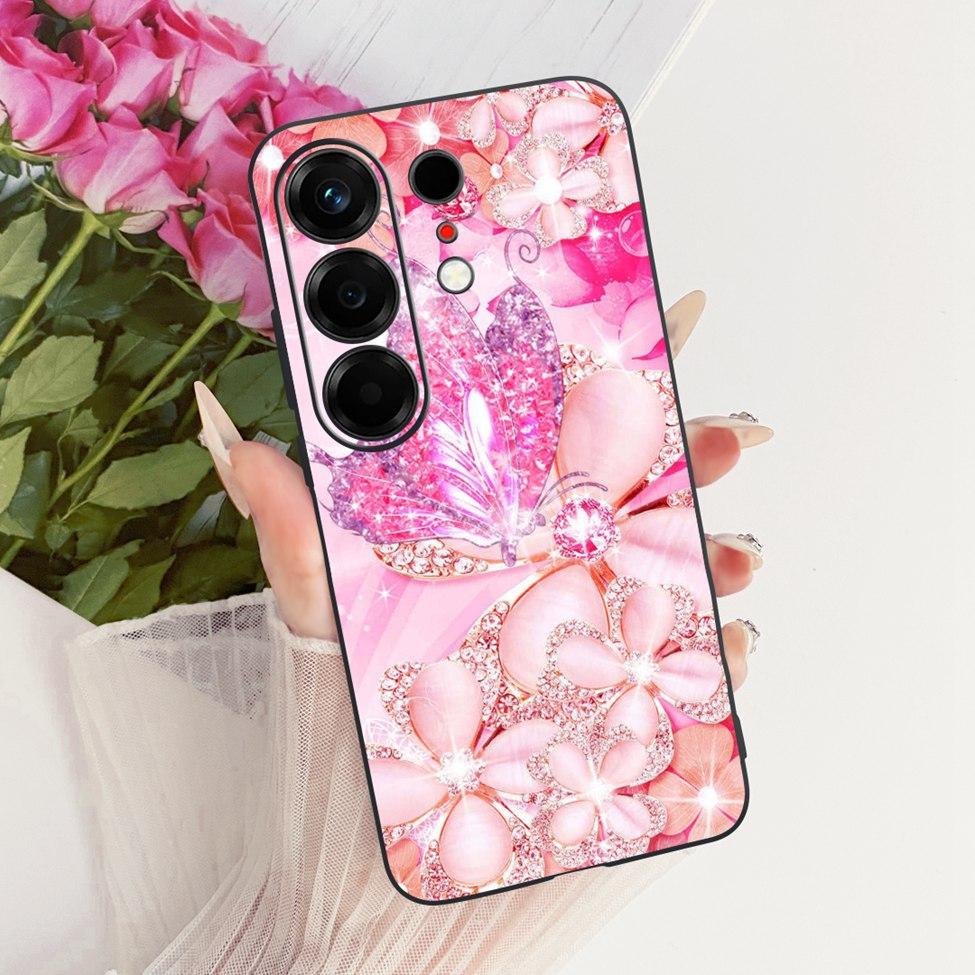 For Tecno CN5 Case For Tecno Camon 50 4G Cover Fashion Butterfly Cute Cat Cool Painted Soft Phone Casing For Techno Camon50 4G