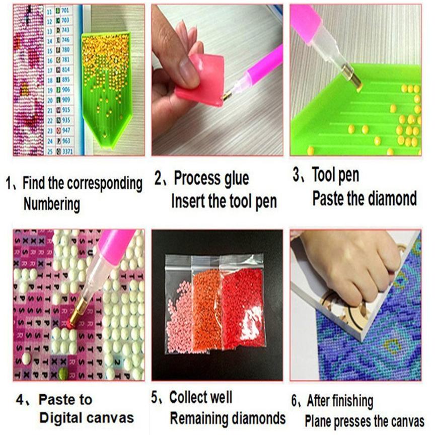 40X50CM  5D DIY Diamond Embroidery Classical Beauty Flower Full Round Diamond Mosaic Painting