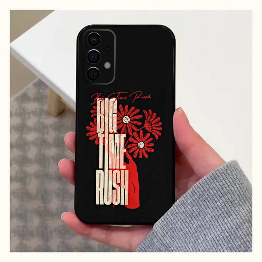 B-Big Time R-Rush Phone Case For Samsung Galaxy A20,A21s,A22,A31,A32,A52,A53,A72,73,A80,A91 Soft Black Cover