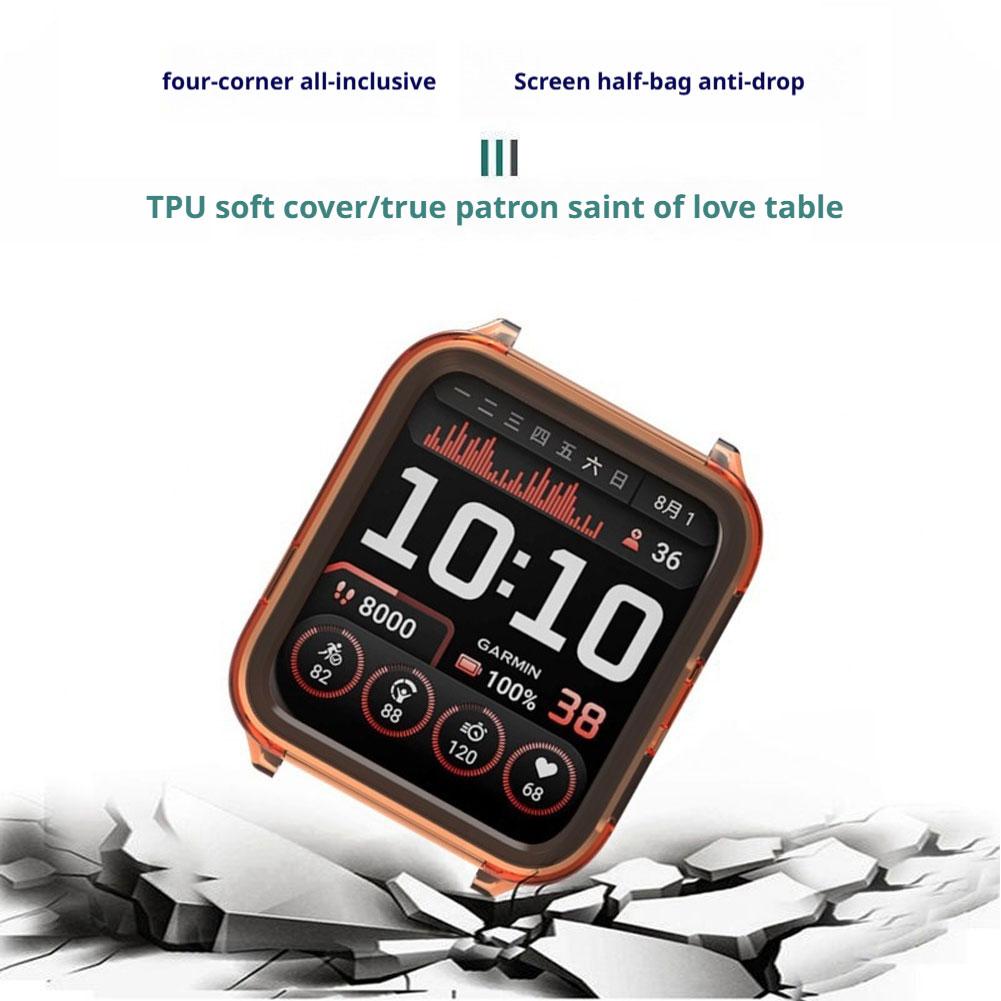 Sturdy Transparent Case For Garmin VENU X1 TPU Semi-covered Protective Case Anti-fall Antifouling Aesthetics Practicality Case