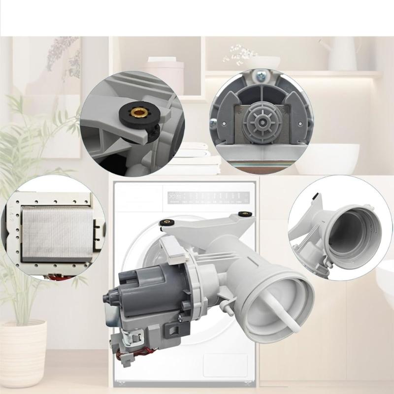 High Performances Drain Pump Motor WH23X25518 Front Loading Washer Drain Pump Assembly Ensuring Reliable Drainage