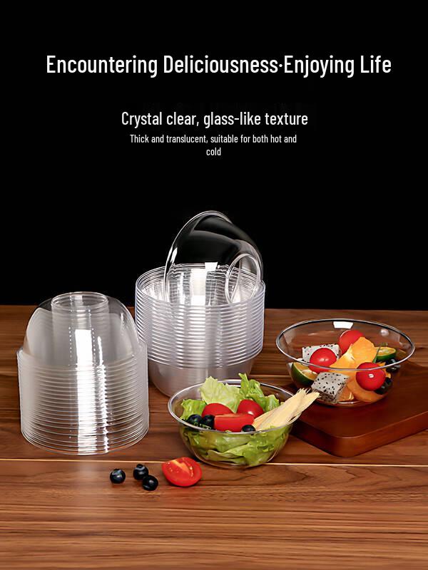 Thickened Disposable Food Bowls