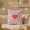 Art Abstract geometric Cushion Cover Double-Sided Printed Pillow Cover Hypoallergenic Dust-Mite Proof