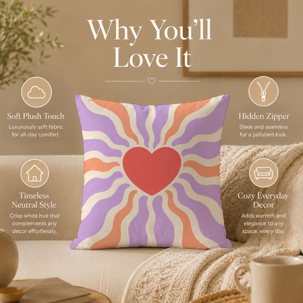 Art Abstract geometric Cushion Cover Double-Sided Printed Pillow Cover Hypoallergenic Dust-Mite Proof