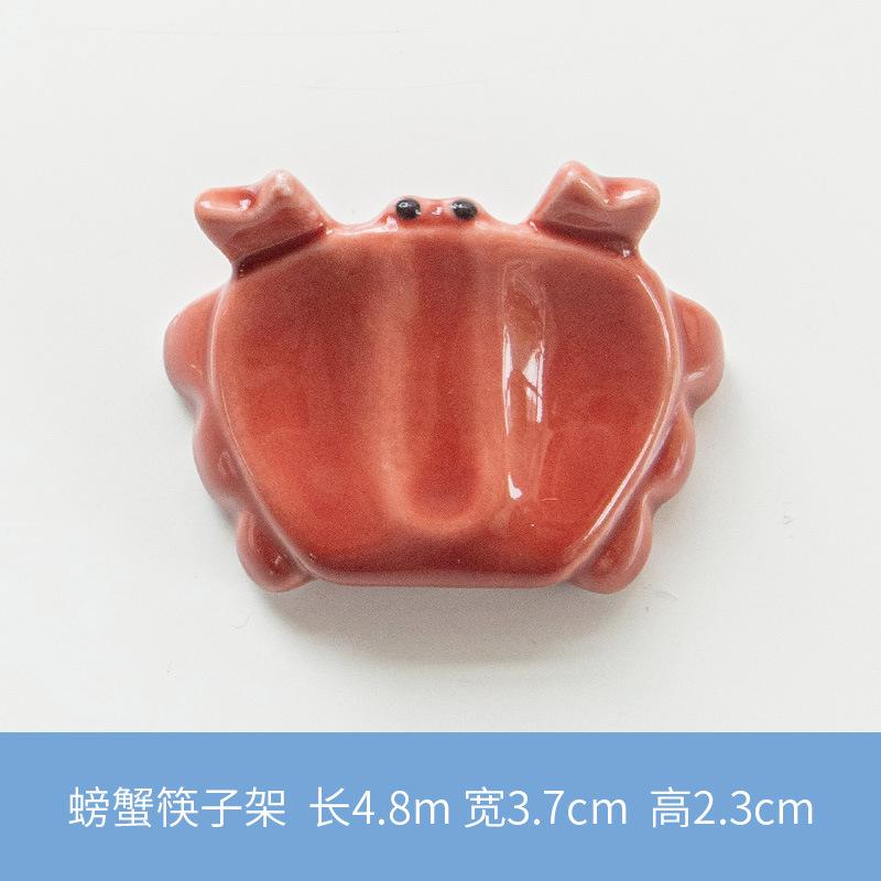 2pcs/setCeramic Vegetable Shape Chopsticks Holder Chopsticks Holder Stand Practical Fashion Kitchen Tableware Chopsticks Holders