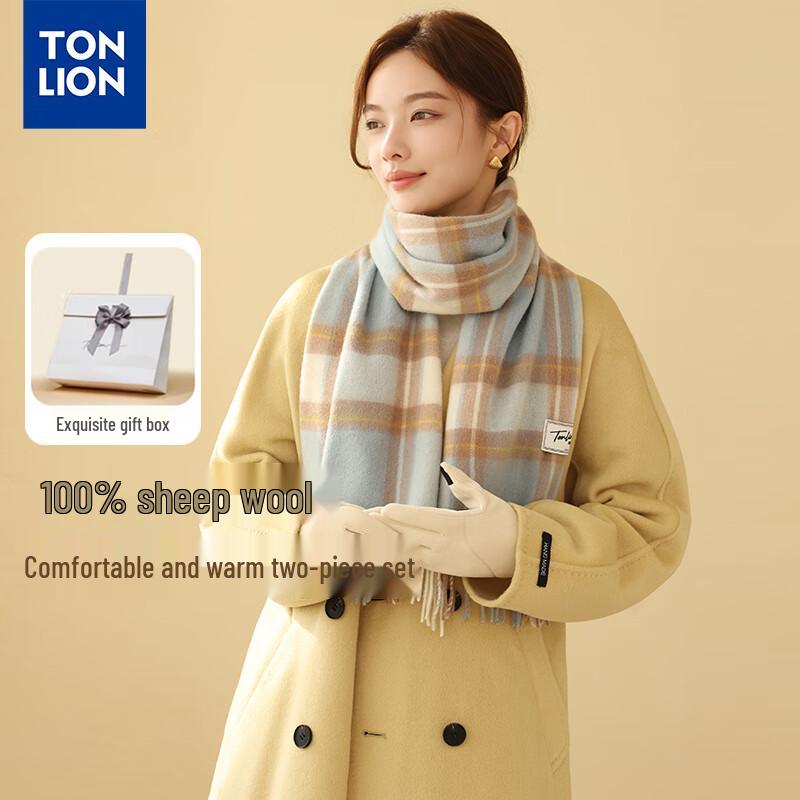 

Women s Wool Scarf, Gloves & Neck Warmer Set