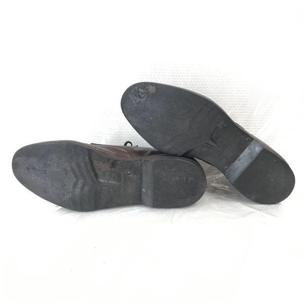 60s-70s ANSI Z41.1 Steel Toe Plain Toe Service Shoes 10EE 27.5-28cm Brown(USED)