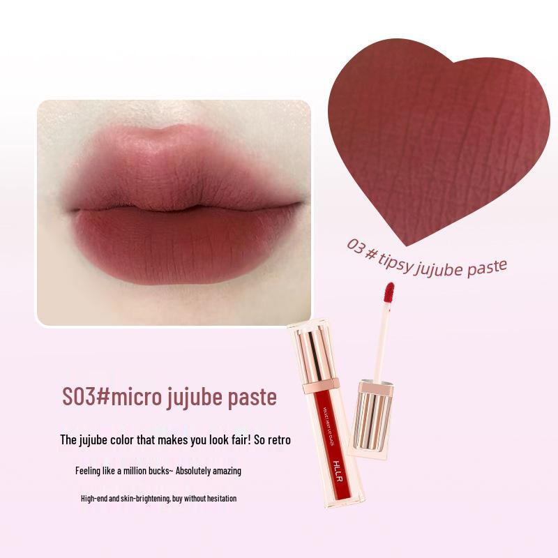 Helen Liren Velvet Matte Lip Mud - Moisturizing Student Lip Gloss