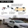 Multiple Axles Compatible Brake Response Optimizer For Trailers Advanced Delay System Lightweight Plastic Housing Hassle Free Setups