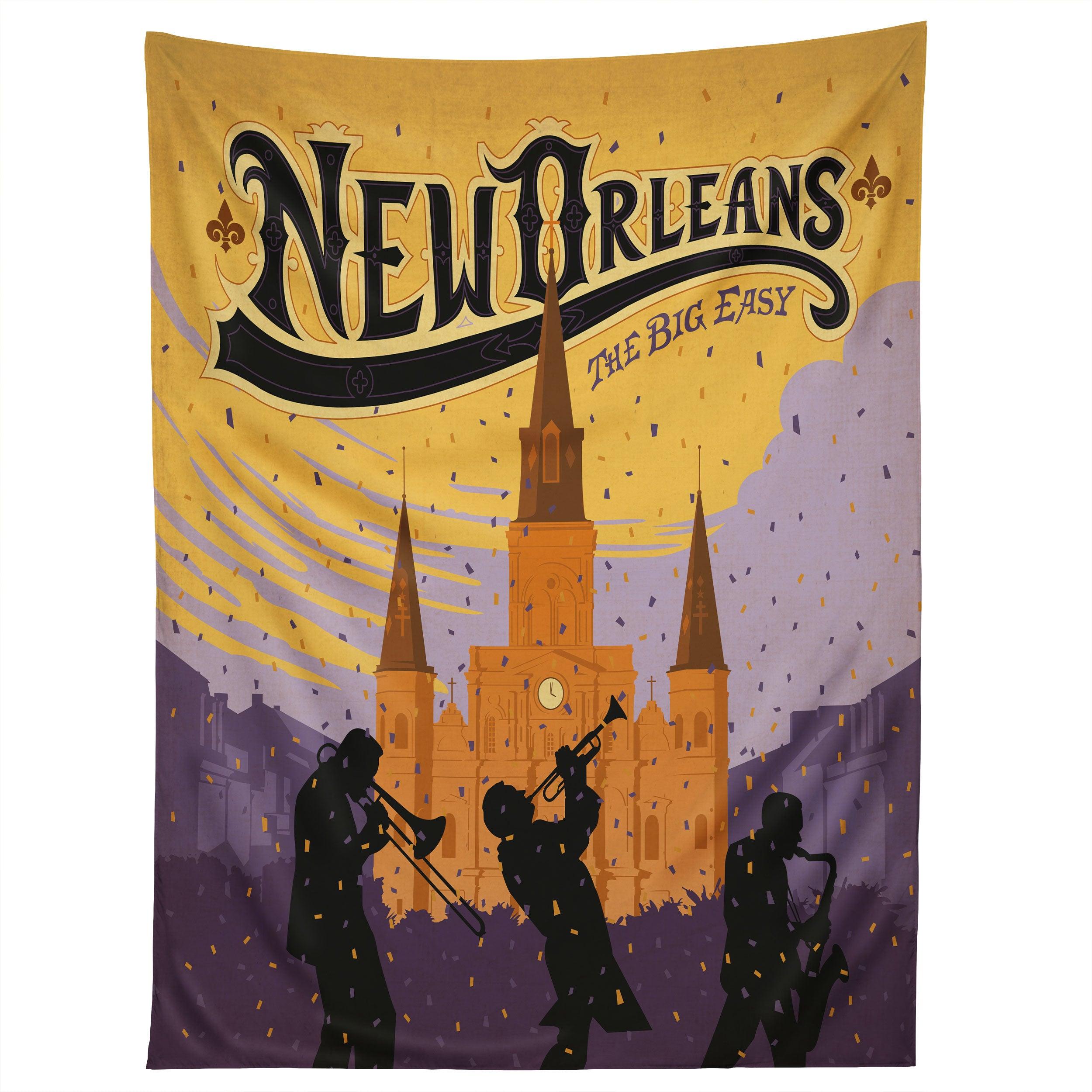 NEW ORLEANS 1 tapestry 75x100