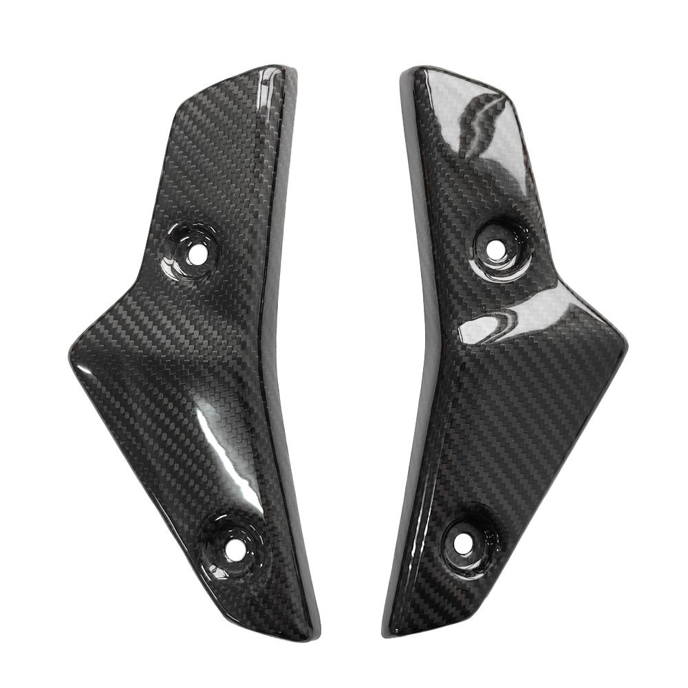 Motorcycle Carbon Fibre Side Radiator Fairing Cover for Triumph Street Triple 765 2021-2022