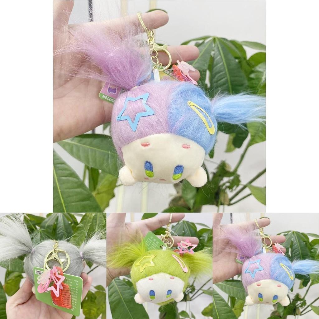 Cute Plush Hanging Doll Keychain Wholesale Stuffed Toy With Fluffy Bunny Ears Perfect Birthday Gift Characters)