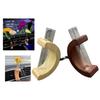 Flower Vase Clip Eco-Friendly Personalized Wooden Car Vent Clip Vase Dashboard Decor Unique Flower Display Clip Desktop Ornament