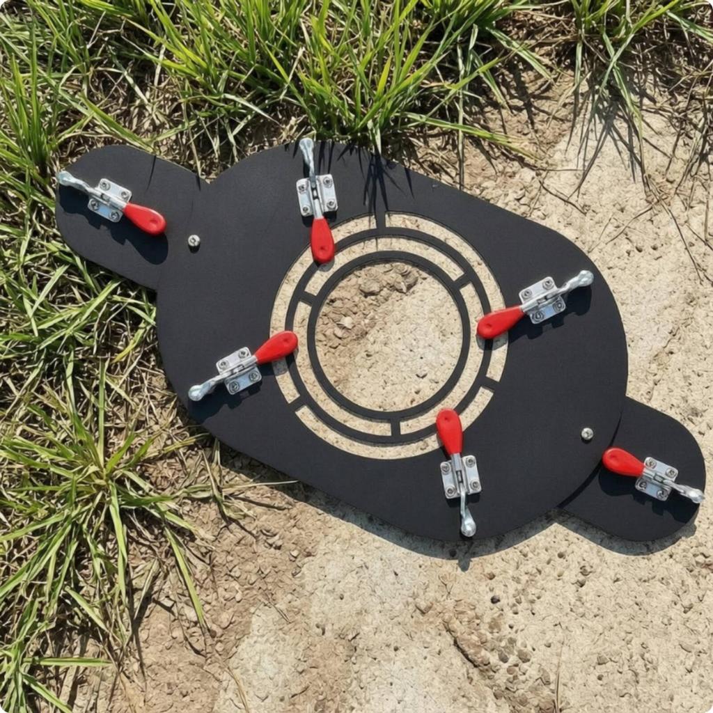 Tent Heater No-Hole Chimney Guard with Clamp Fasteners Anti-Scalding