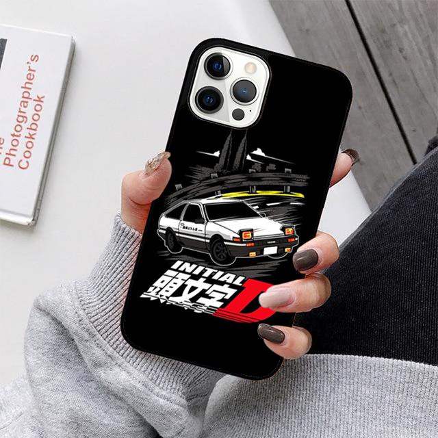 Initial D Mobile Phone Cases Cover For iPhone 17 Air 16e 15 14 12 13 11 Pro MAX apple Plus Coque