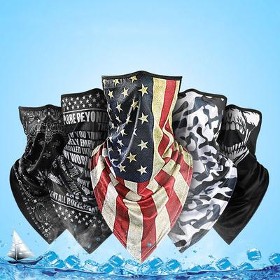 Ademende gezichtssjaal van ijzijde, bivakmuts, nekbedekking, winddichte stofwerende bandana voor buitensporten, fietsen, motorrijden, skiën, omslagdoek
