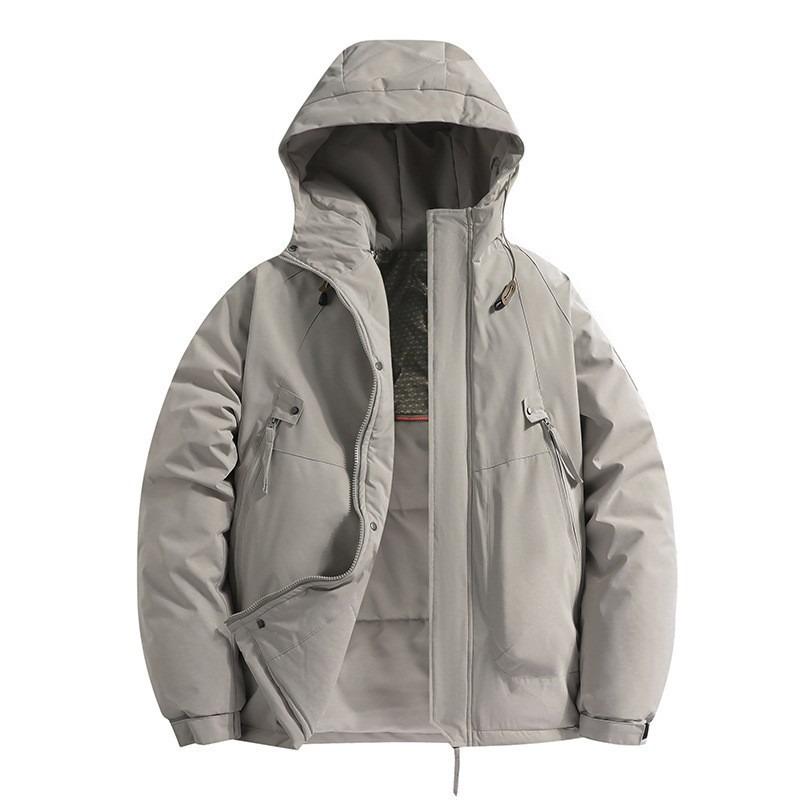 Upgraded graphene jacket men's, trendy brand couple hooded cotton clothes, windproof, waterproof and thickened mountaineering clothes
