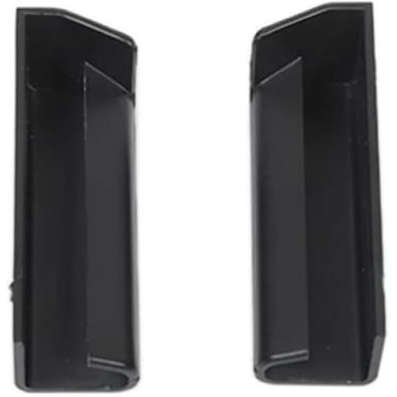 Short Rain Driverter Rain Gutter for Jeep Wrangler JL JT 4XE 2018 2019 2020 2021 2022 2023 2024 Roof Hard-Top ABS Rain Groove Diverter Exterior