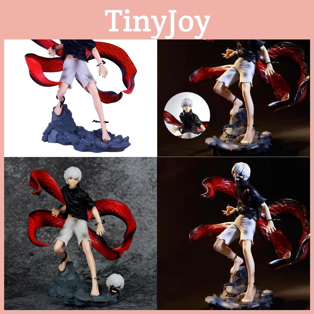 Exquisite Tokyo Ghoul Kaneki Ken Figure With Versatile Face Options For Collectors 21cm