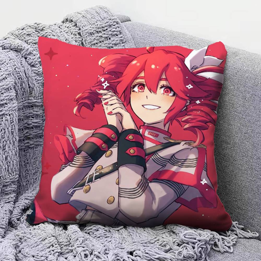 Teto Cute Anime Girl Home Sofa Cushion Covers and Aecorative Custom Pillow Covers