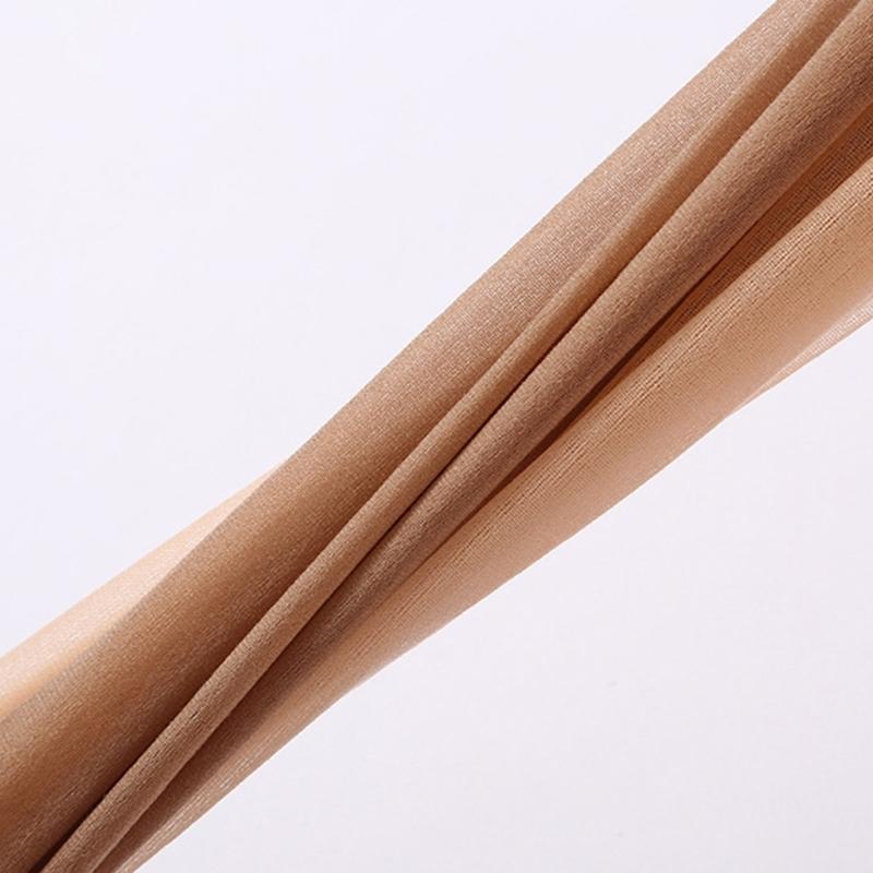 Air Conditioning Knee Warmer Thigh High Stockings Breathable Stretch Reinforced Toe Sheer Over Knee Long Socks For Women