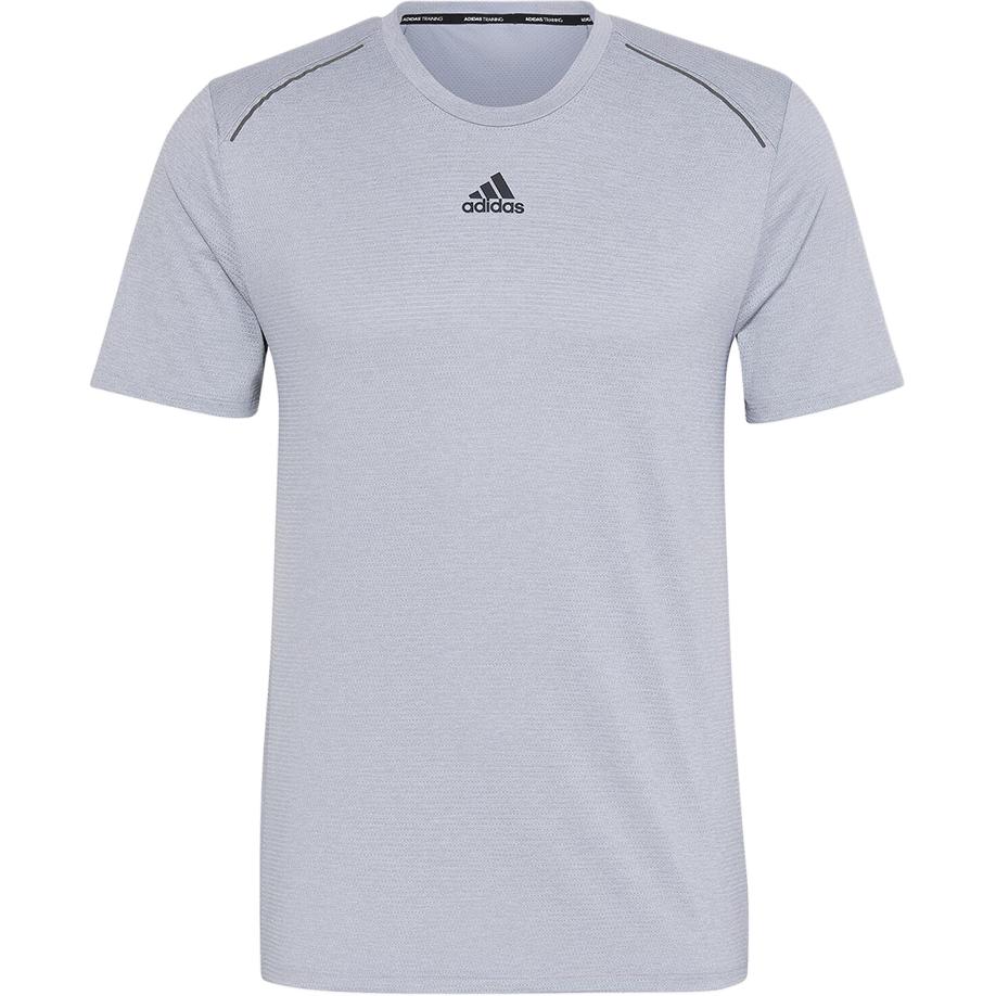 

Adidas Hiit Cool Tee Спортивная повседневная мужская футболка с круглым вырезом и коротким рукавом Серая HL8791 S