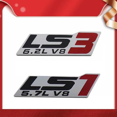 3D Premium LS3 6.2L LS1 5.7L V8 for SS G8 GXP C6 ZR1 Car Fender Rear Bonnet Decal Emblem Badge Sticker