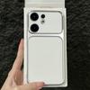 Premium Executive Leather Case for OPPO Reno13 F 4G/5G Large Window Lens Protector Cover