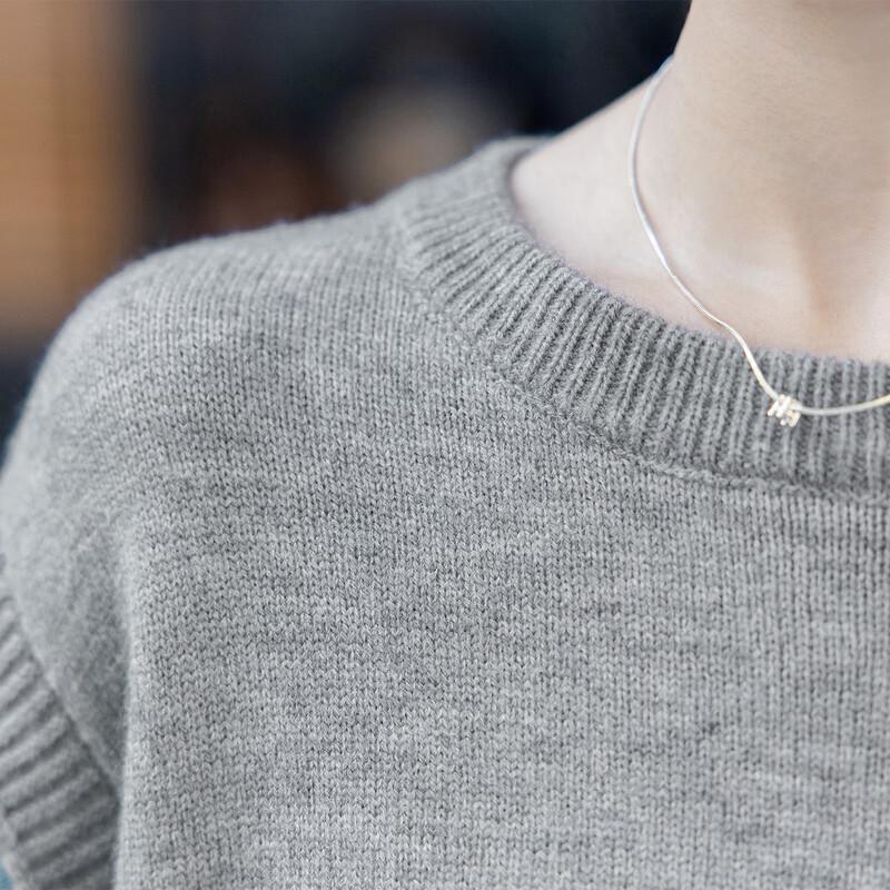 Moka Na Women's MKNJD2797 Long Sleeve Knit Sweater