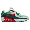 Air Max 90 Dämpfung Abriebfest Atmungsaktiv Niedrig geschnitten Laufschuhe Damen Grün Weiß Rot DC1621-100