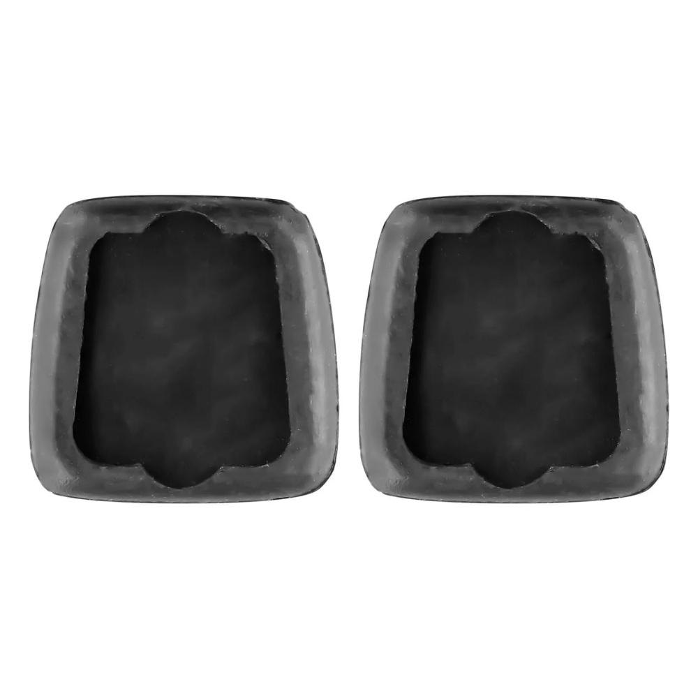 2Pcs Car Brake Clutch Pedal Pads Cover Black 49751-NI010 For Nissan MQ GQ