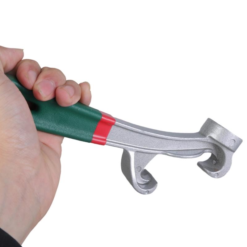 Mehrzweck-Farbeimerdeckelöffner Metallschlüssel mit ergonomischem rutschfestem Griff Einfach zu bedienen für einfaches Entfernen von Dosen