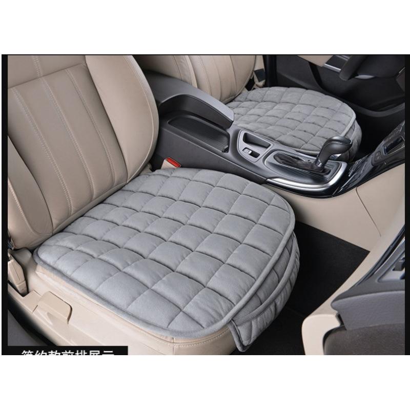 

1PC Універсальний зимовий теплий чохол для автомобільного сидіння Подушка Протиковзкий передній стілець Сидіння Дихаюча прокладка Автокрісло Протектор Автомобільні чохли сірий колір