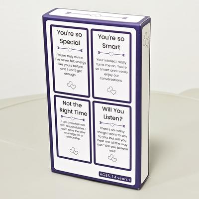 The No Communication Oracle Love Messages Relationship 10.3*6cm 54 Messages Deck